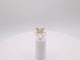 2.1g Size 8, 1.35mm Simple White Butterfly Ring
